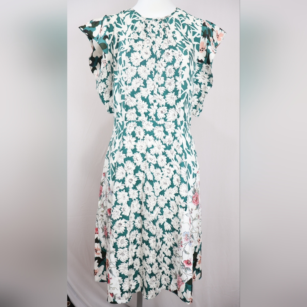 Rebecca TaylorSerene Flowers Patchwork Dress - Picture 4 of 13